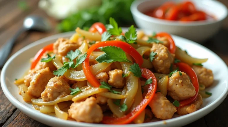 chicken and cabbage stir fry